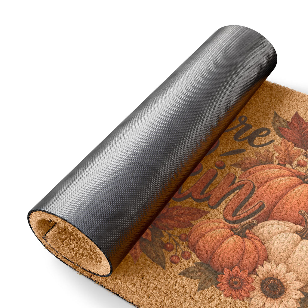 Hey There Pumpkin Doormat Rustic Fall Pumpkin Welcome Mat