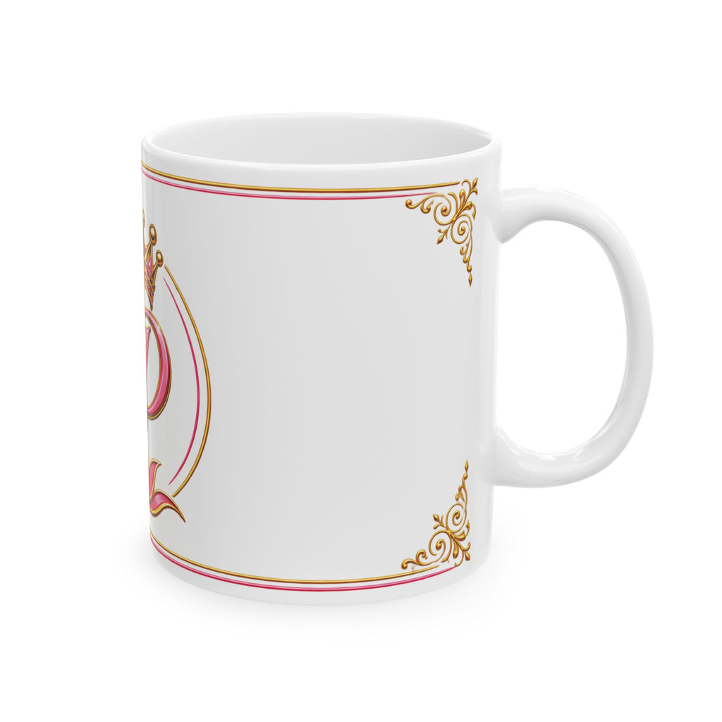 Monogram Crown Mug