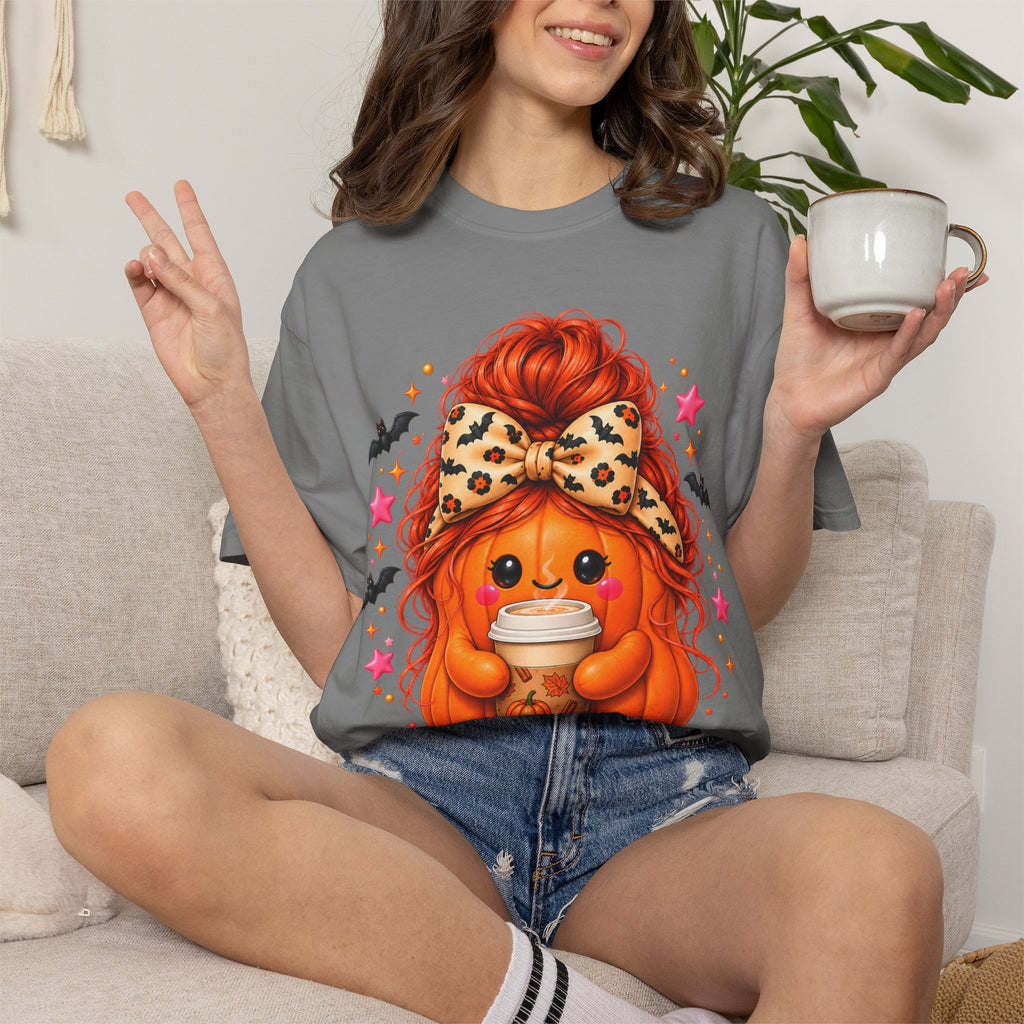 Pumpkin Spice T-Shirt – Cute Fall Coffee Graphic Tee