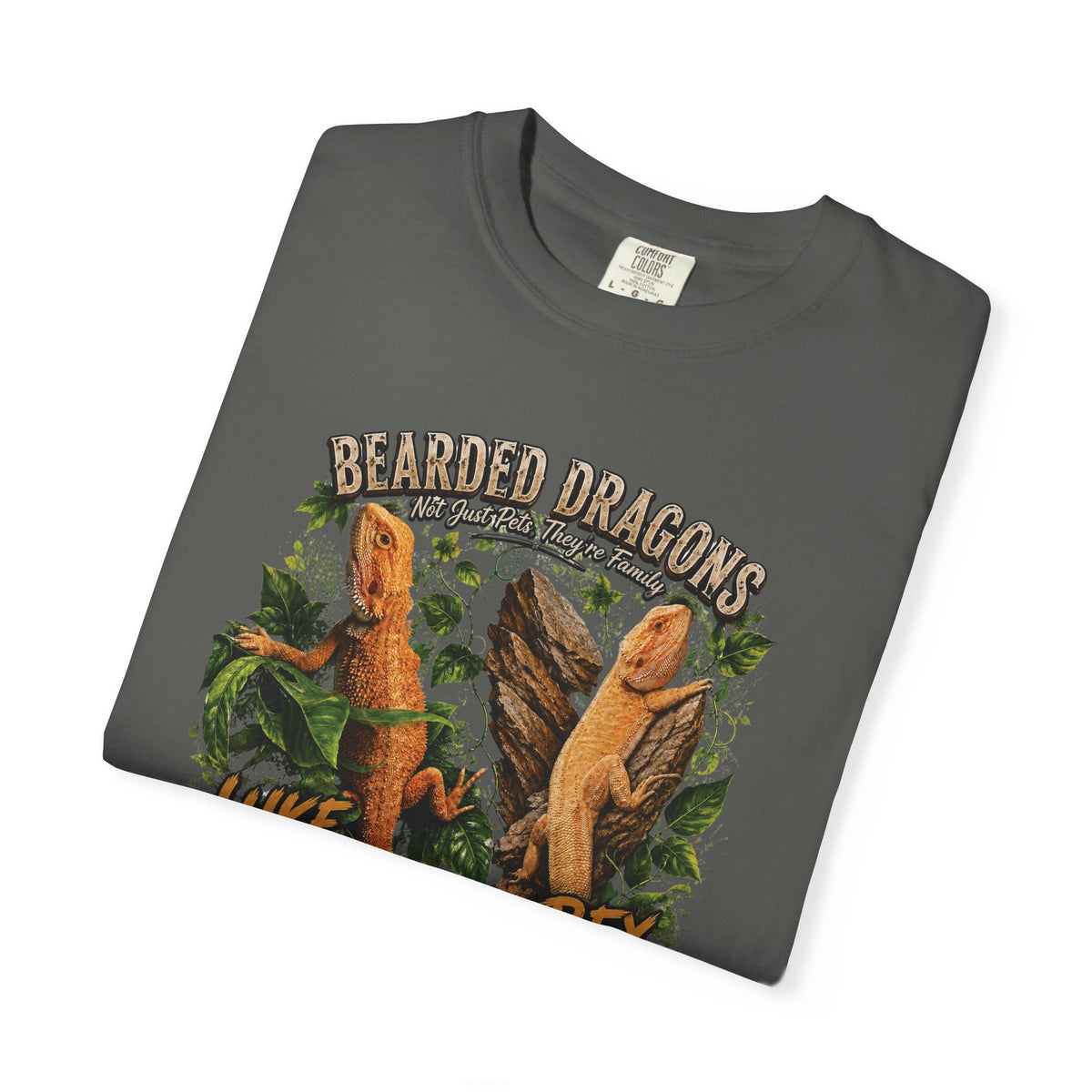 Bearded Dragons Illustration TShirt Luke Rex Reptile Lover Tee