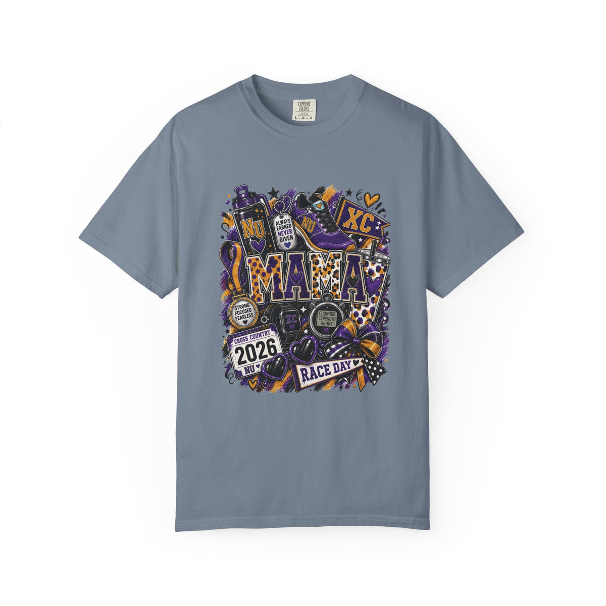 XC Mama Race Day TShirt 2026 Cross Country Mom Support Tee