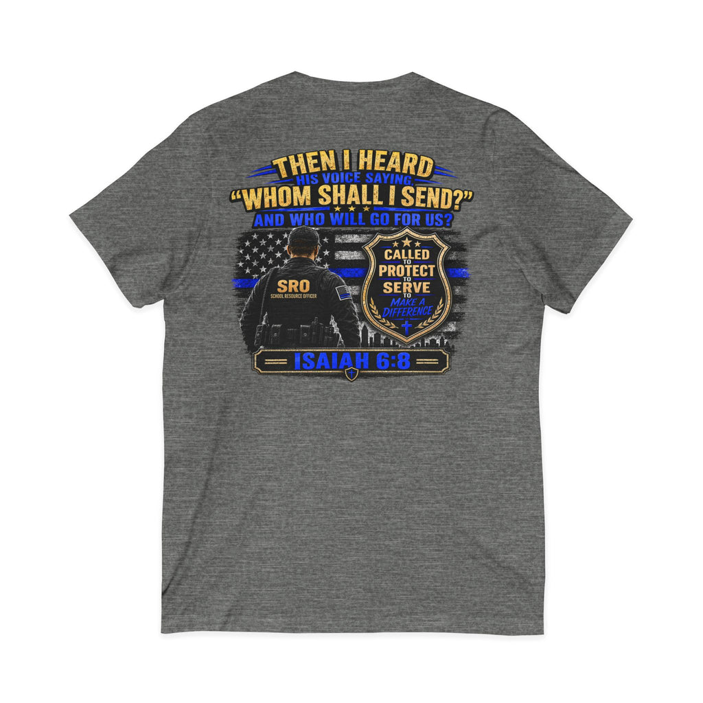 SPOUSE SRO V-Neck Tee — "Called to Protect"