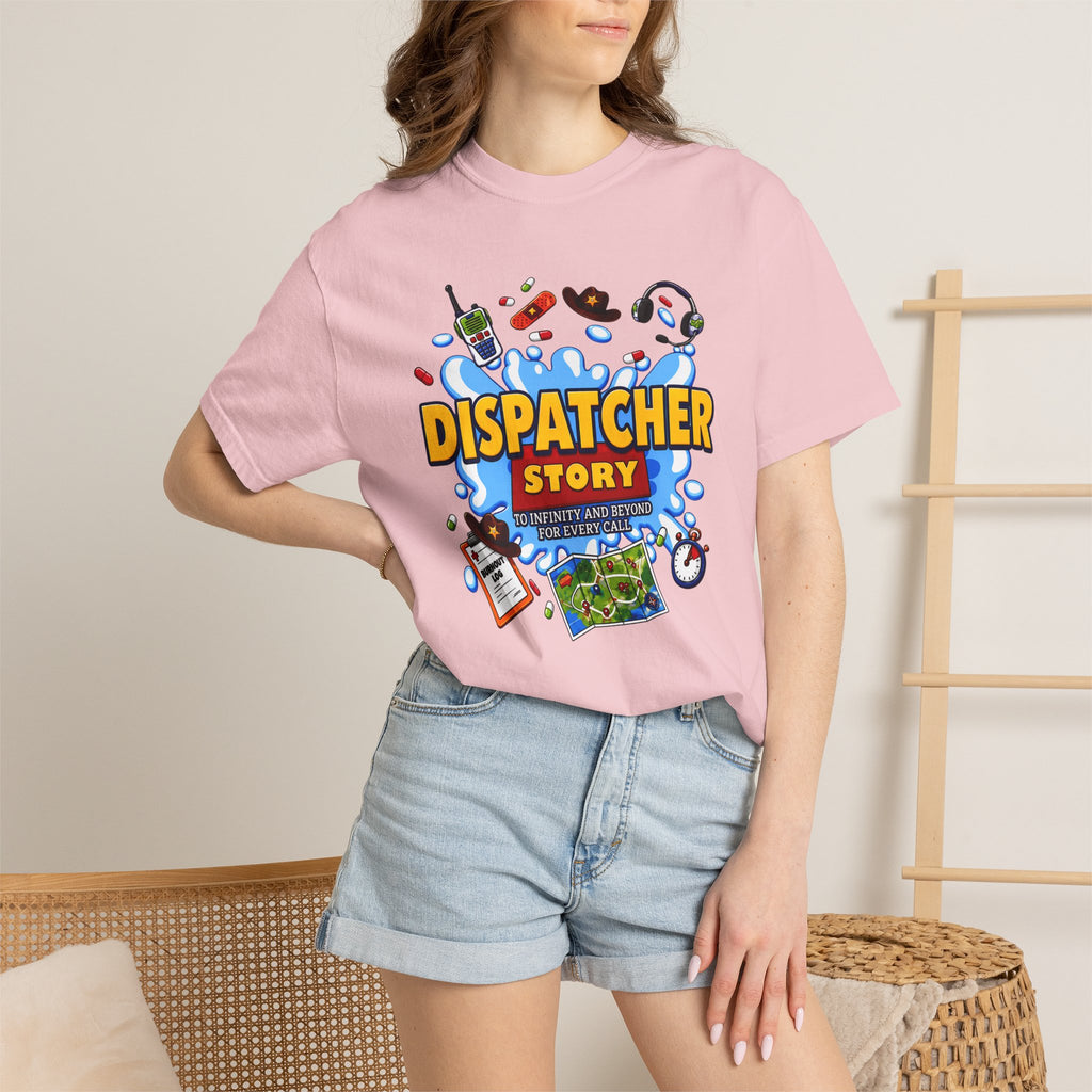 Dispatcher Story TShirt 911 Dispatcher Rescue Radio Call Center Tee