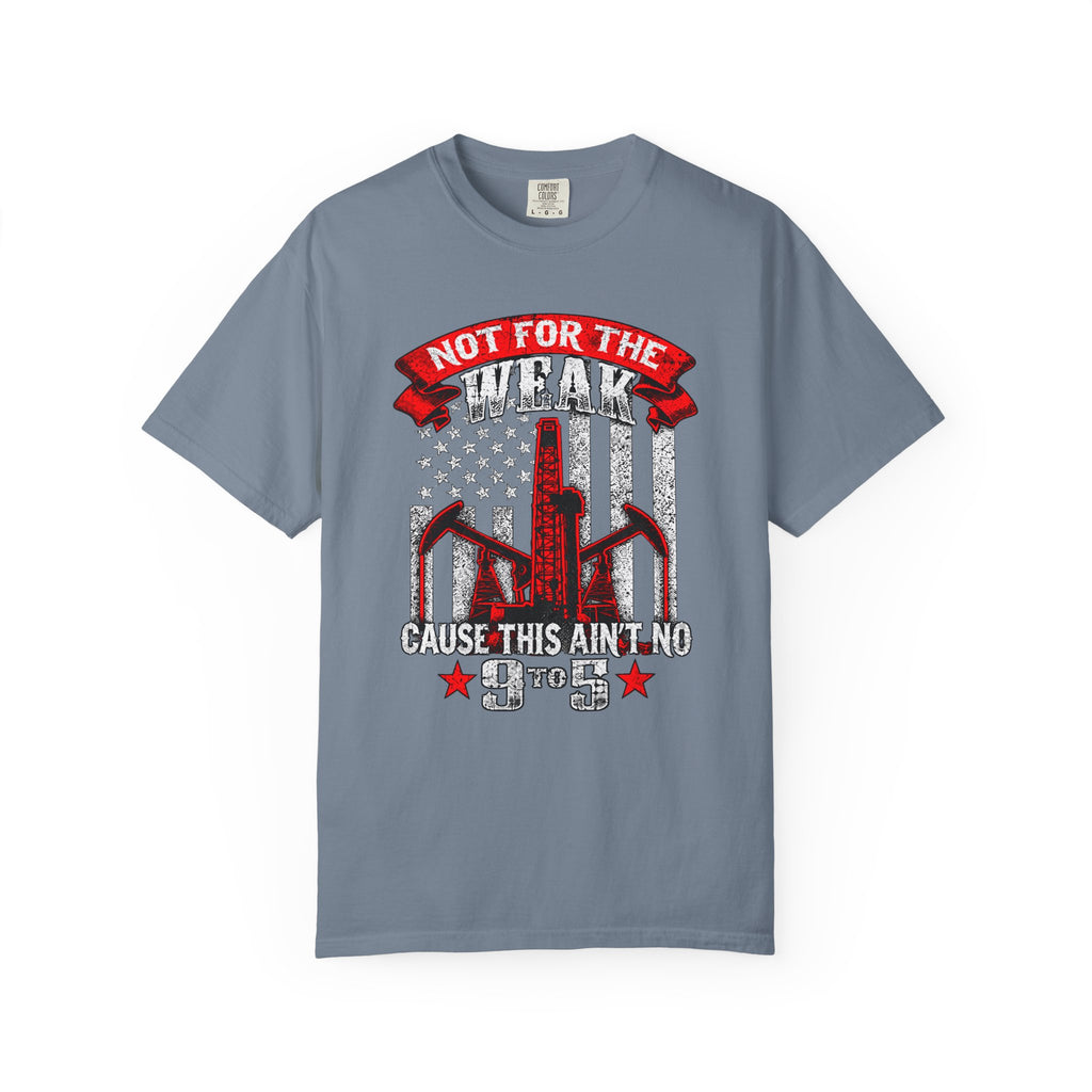 Funny Oilfield TShirt Flag Not 9 to 5