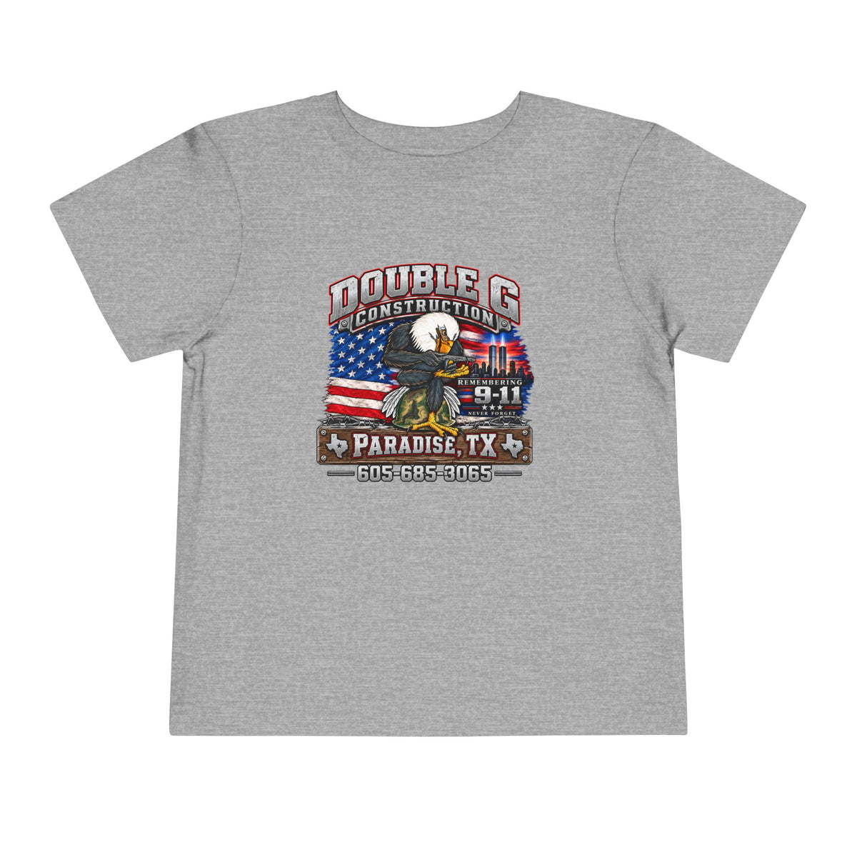 Double G Construction 9 11 Tribute Toddler Tee