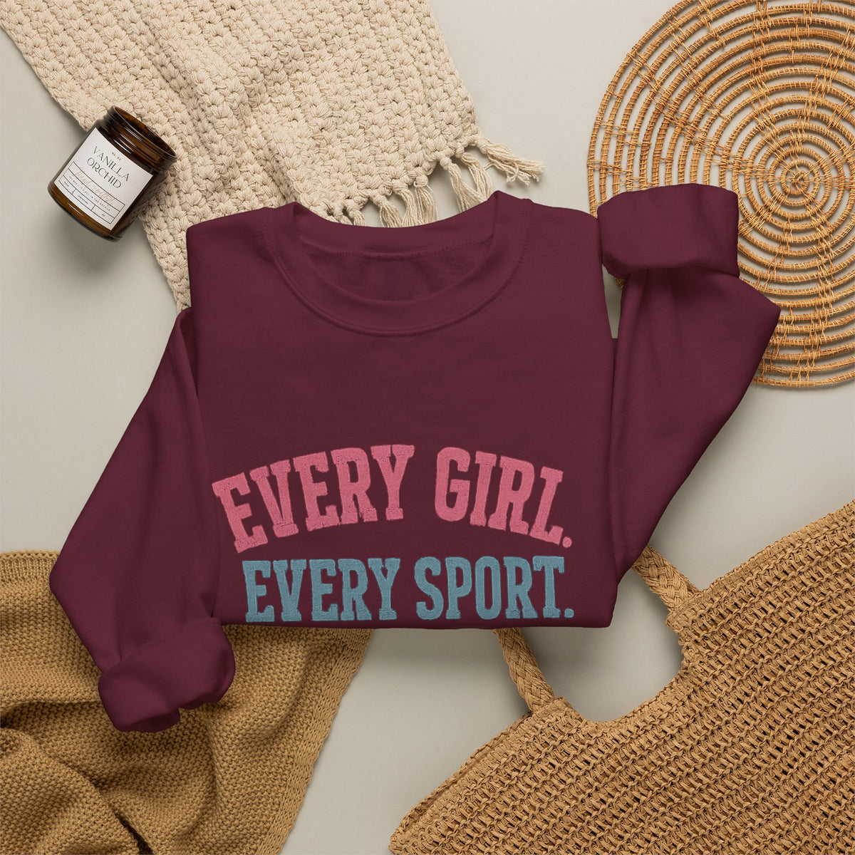 Stand Together™ Unisex Crewneck Sweatshirt | Every Girl. Every Sport. Every Opportunity.