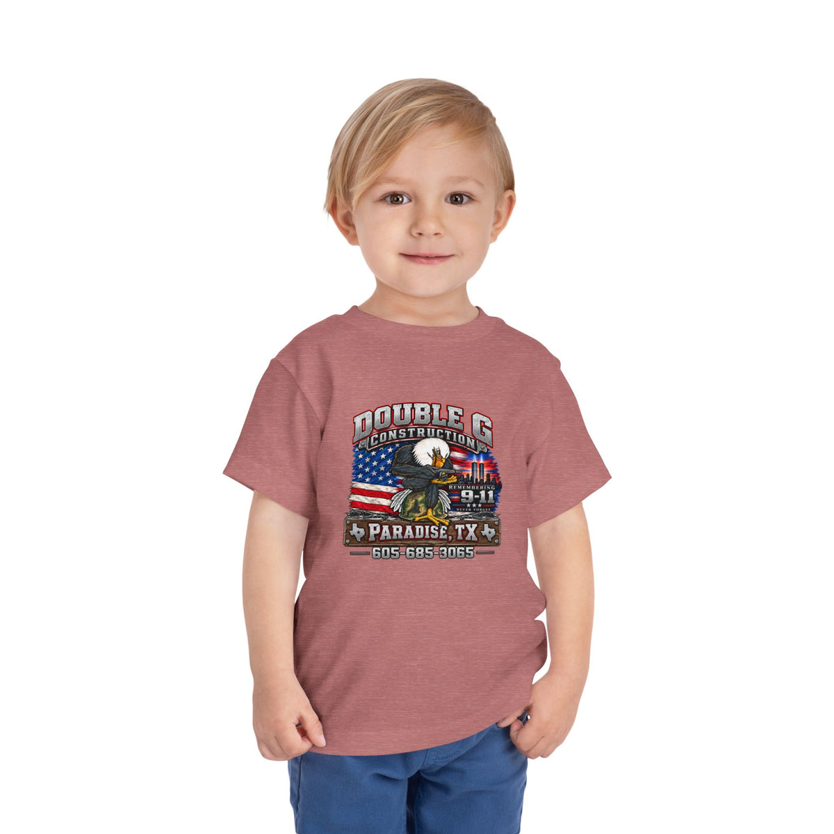 Double G Construction 9 11 Tribute Toddler Tee