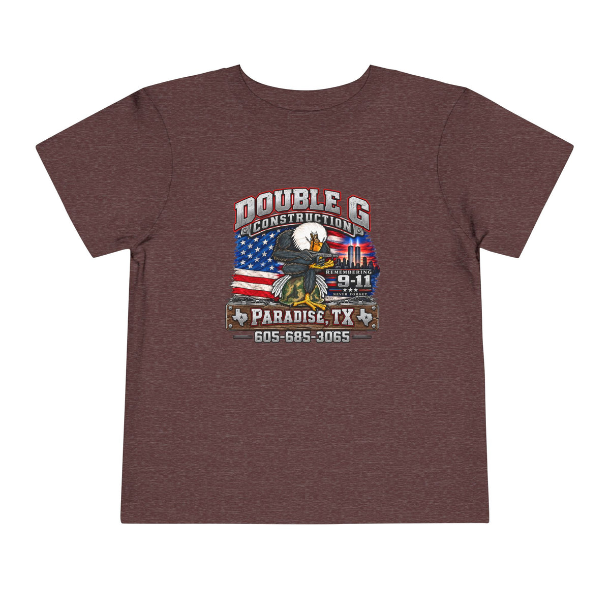 Double G Construction 9 11 Tribute Toddler Tee