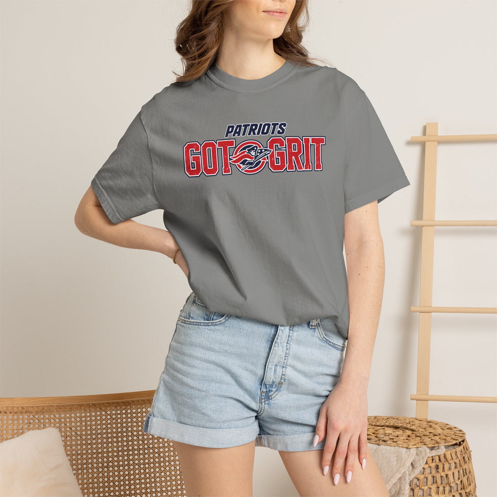 Patriots Got Grit TShirt Grit Acronym Back Graphic