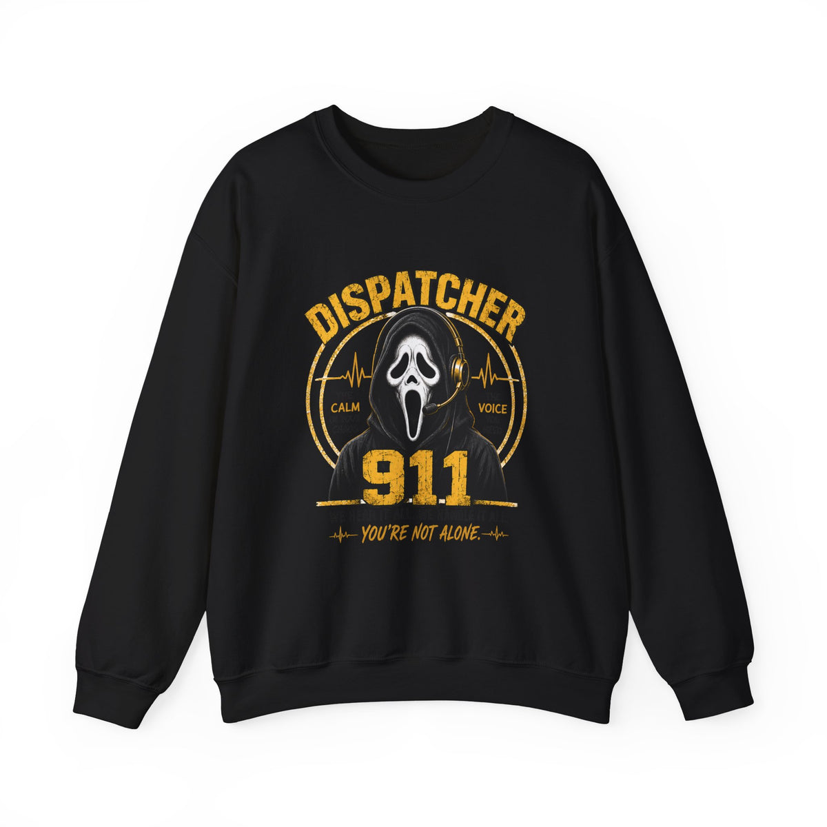 Dispatcher 911 Crewneck Sweatshirt — "We Hear It All, We Handle It All" Support Tee