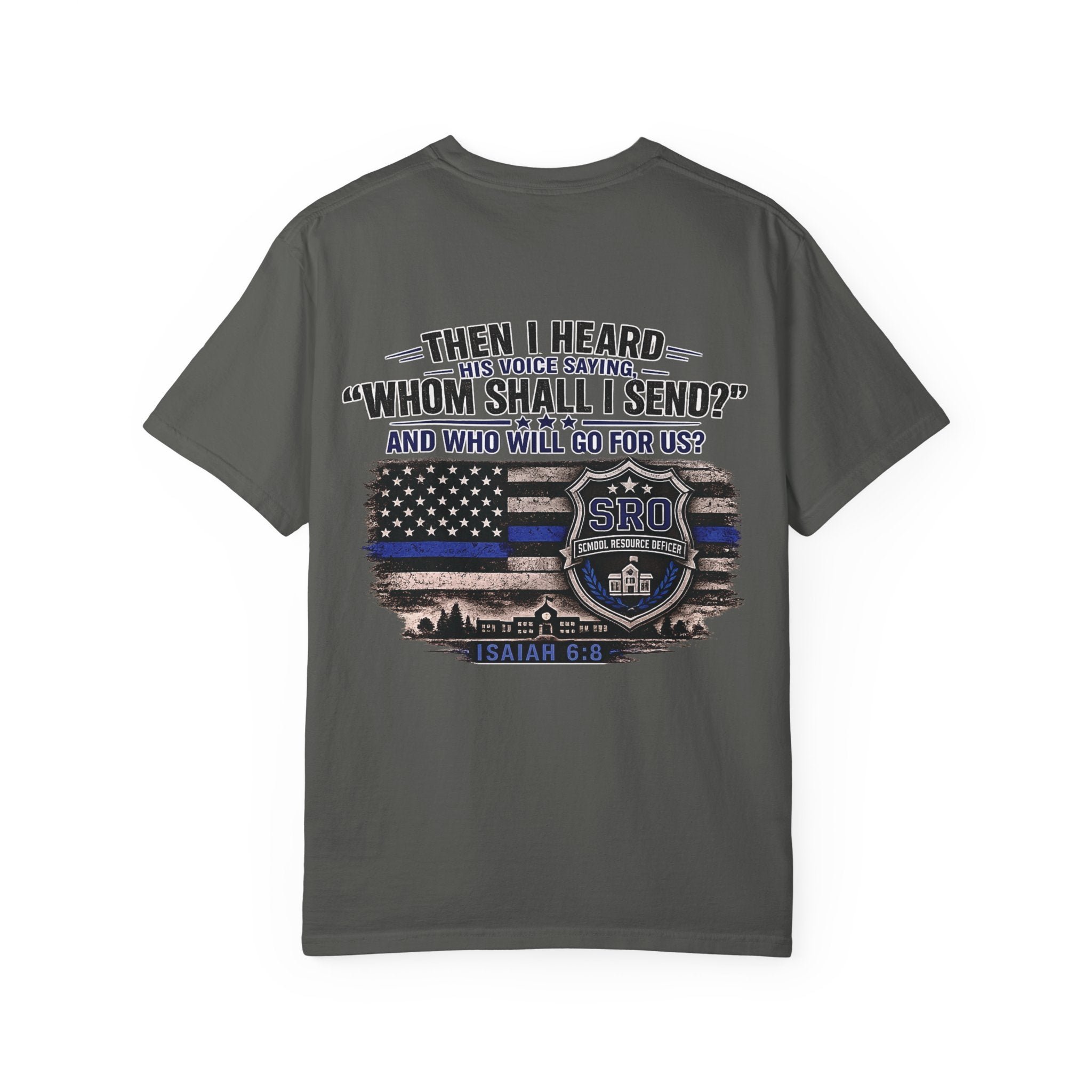 School Resource Officer Tribute T-Shirt — "SRO"