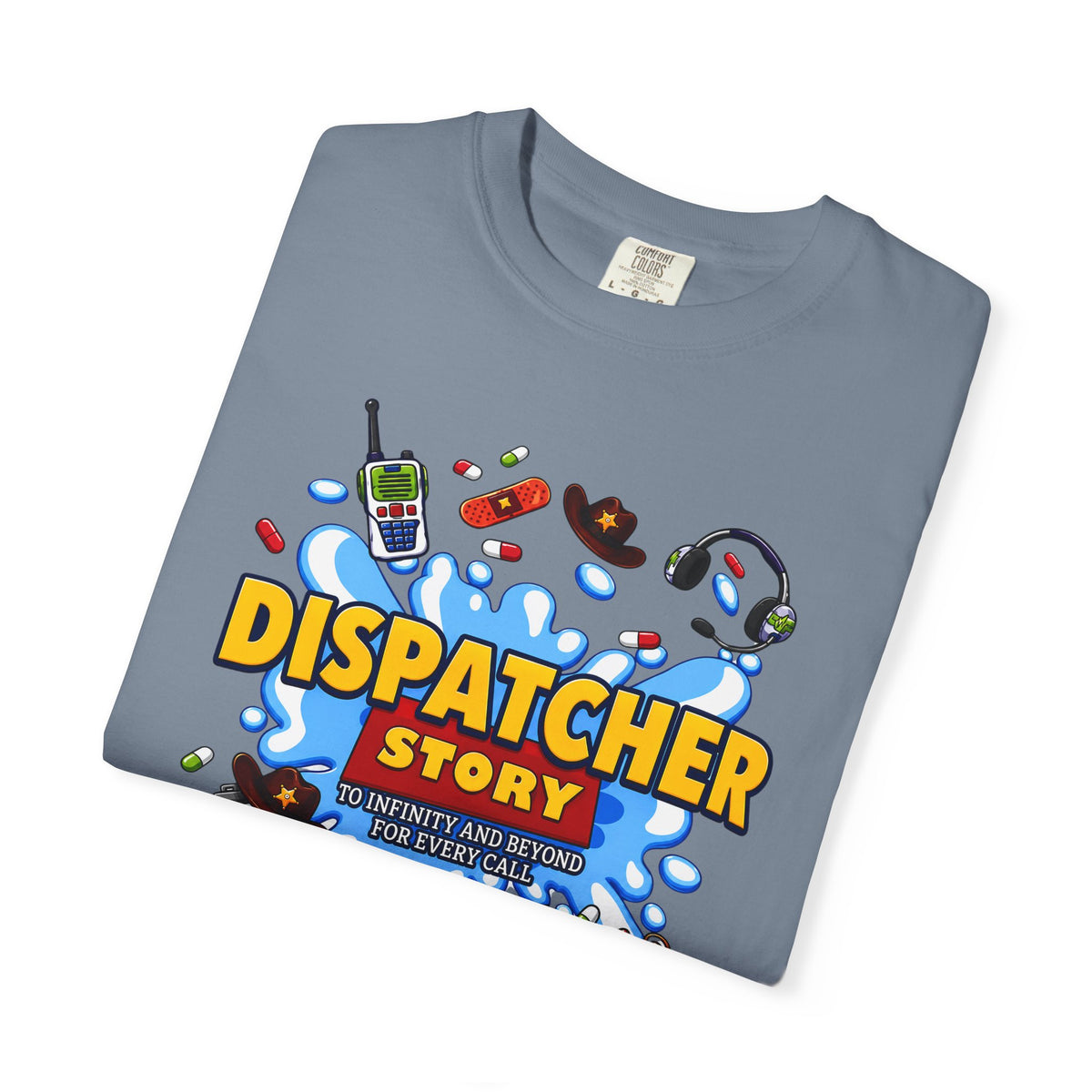 Dispatcher Story TShirt 911 Dispatcher Rescue Radio Call Center Tee