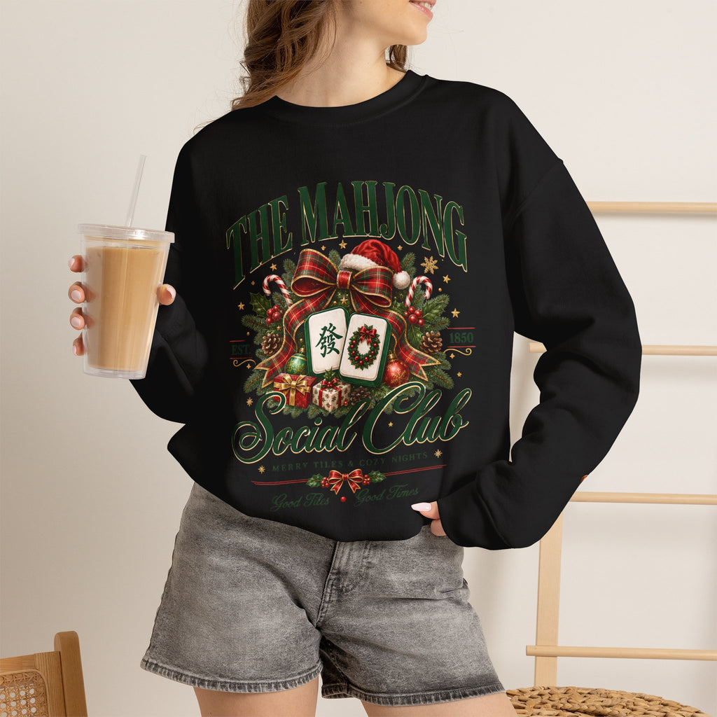 Mahjong Social Club Crewneck - CHRISTMAS