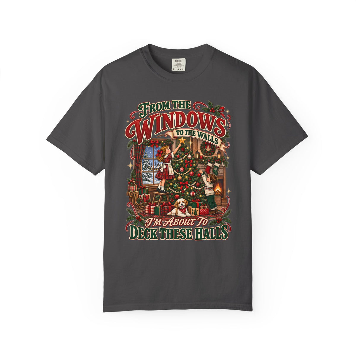 Christmas Deck These Halls Tee