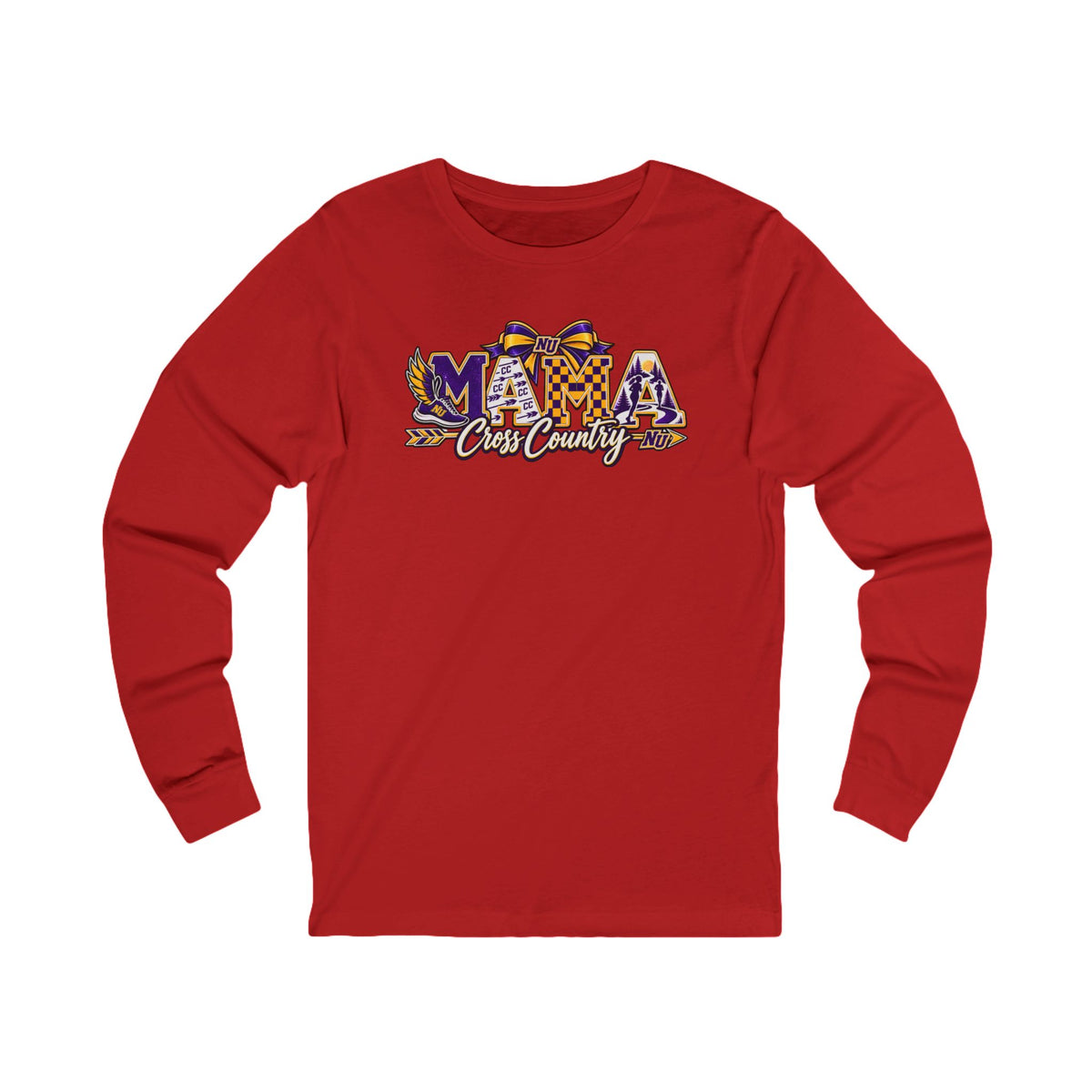 Mama Crew Long Sleeve Tee Mama Graphic