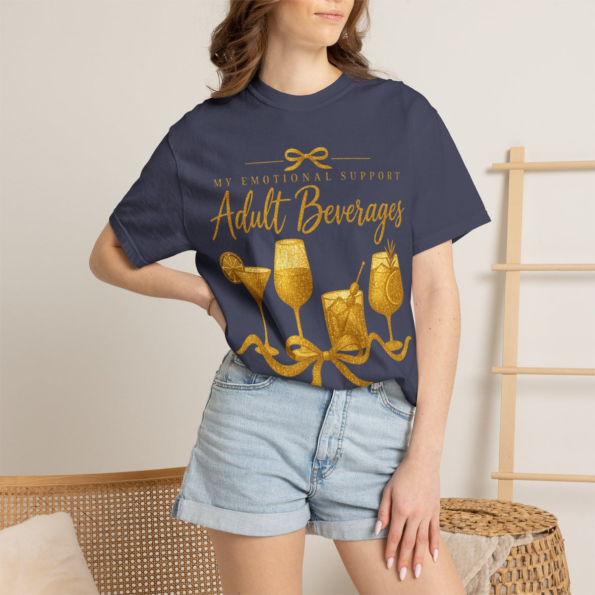 My Emotional Support Drinks Graphic Tee