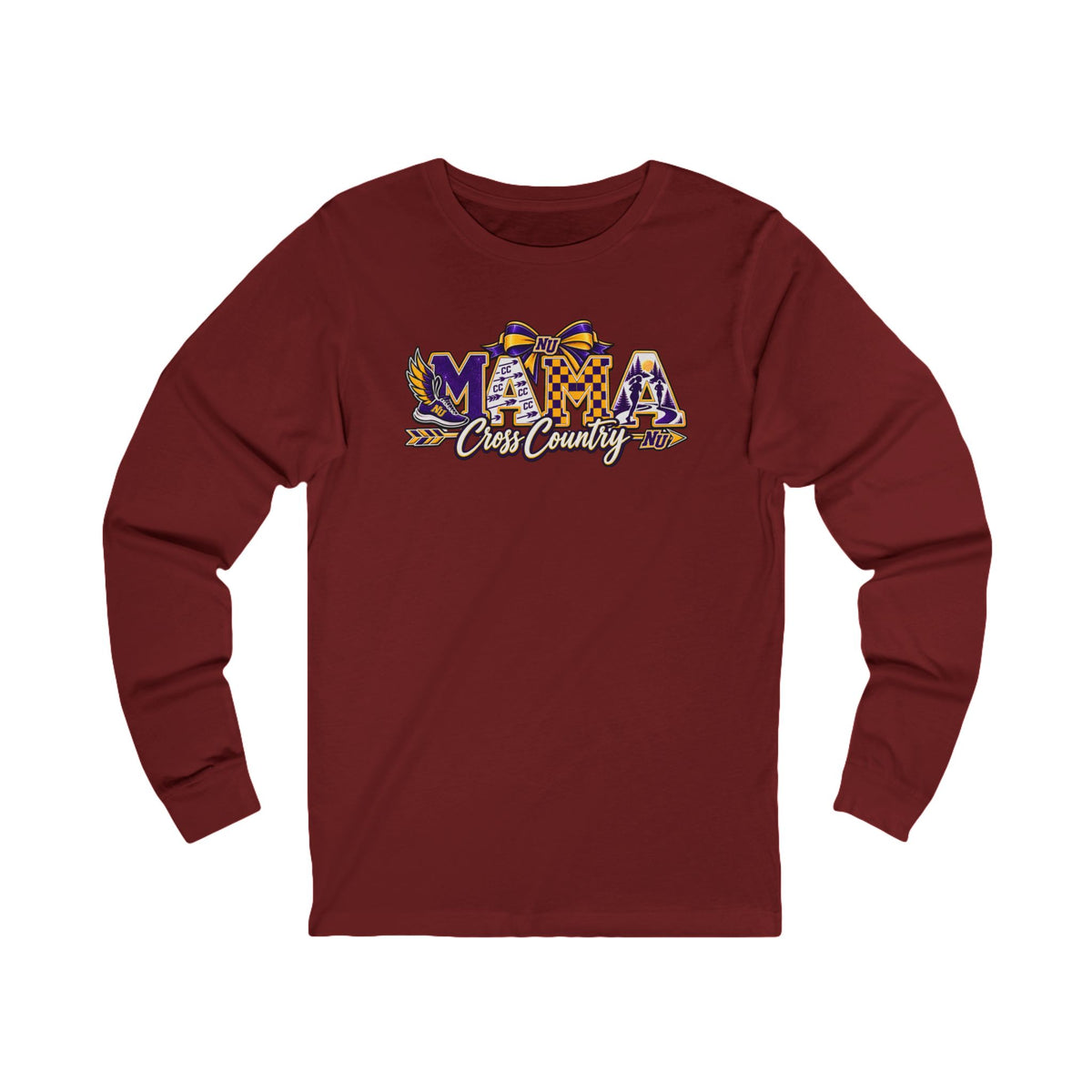 Mama Crew Long Sleeve Tee Mama Graphic
