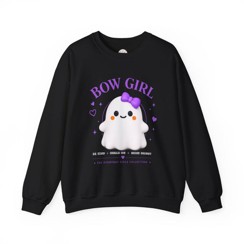 Bow Girl™ Ghost Crewneck Sweatshirt Pullover
