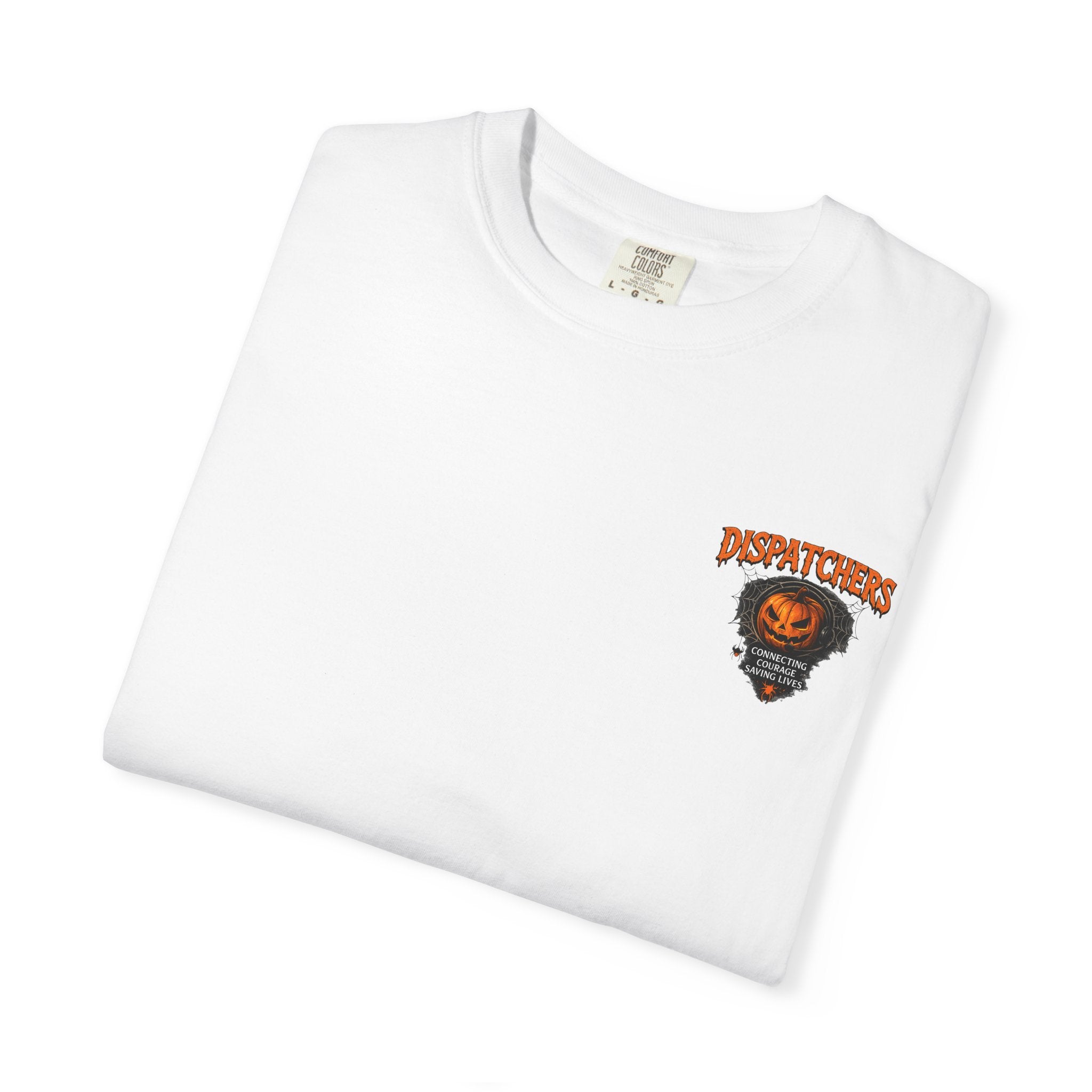 Dispatchers Halloween T-Shirt — "Answering the Call" Emergency Dispatcher Tee