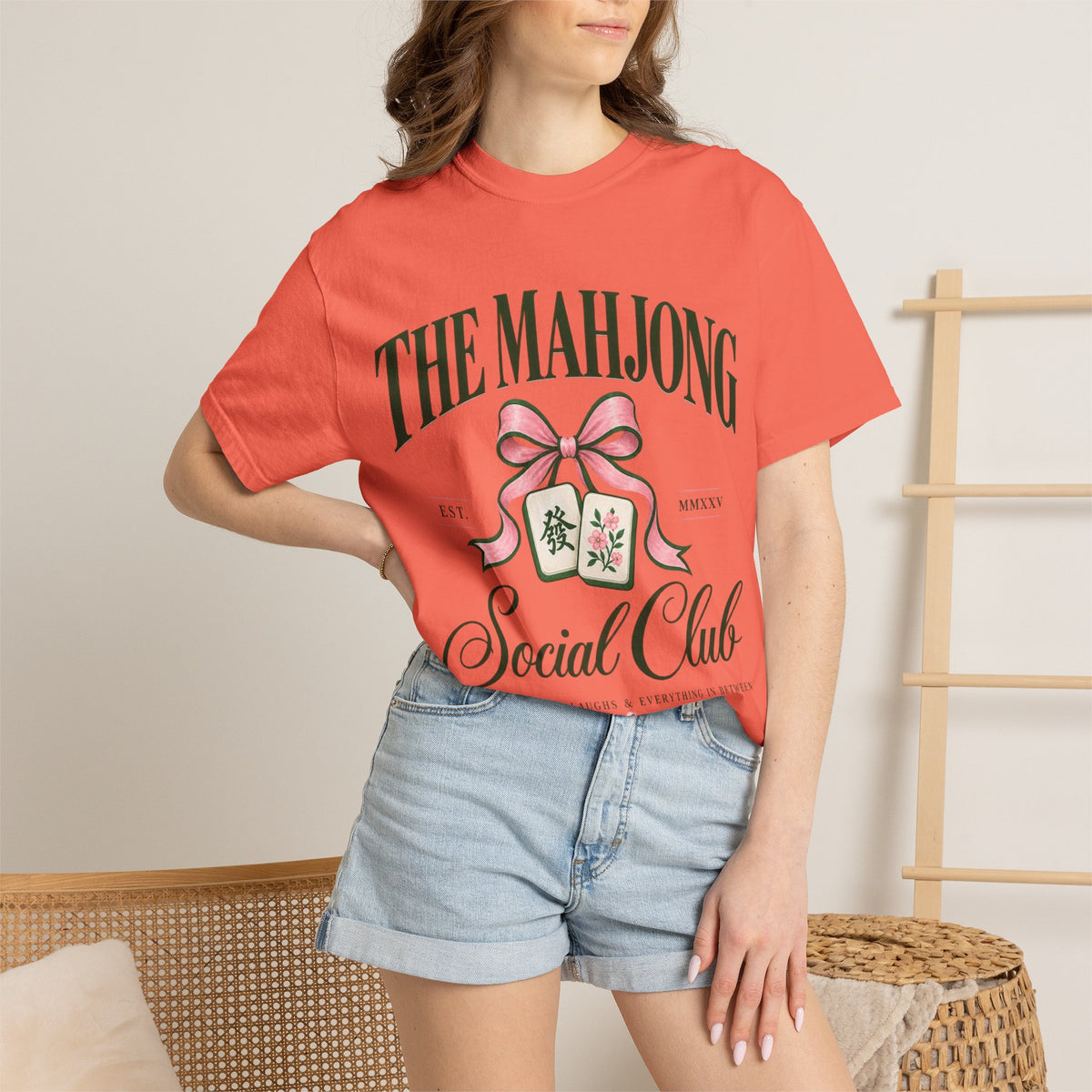 Mahjong Social Club T-Shirt — Vintage Mahjong Tiles Graphic LIMITED