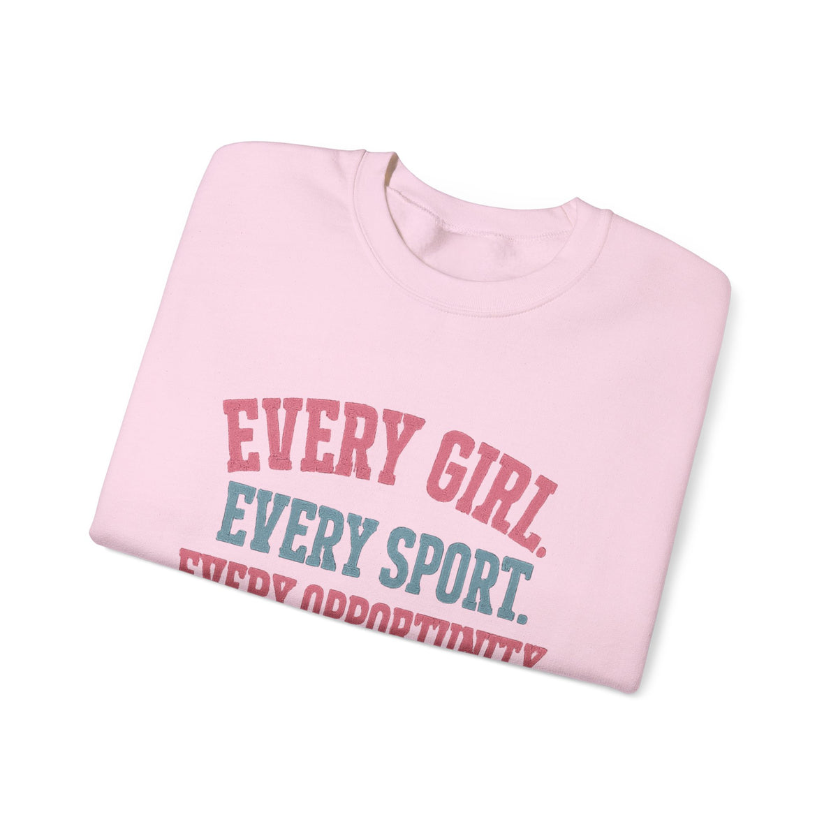 Stand Together™ Unisex Crewneck Sweatshirt | Every Girl. Every Sport. Every Opportunity.