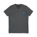 MOM SRO Thin Blue Line V-Neck Tee — "Then I Heard 'Whom Shall I Send?'"