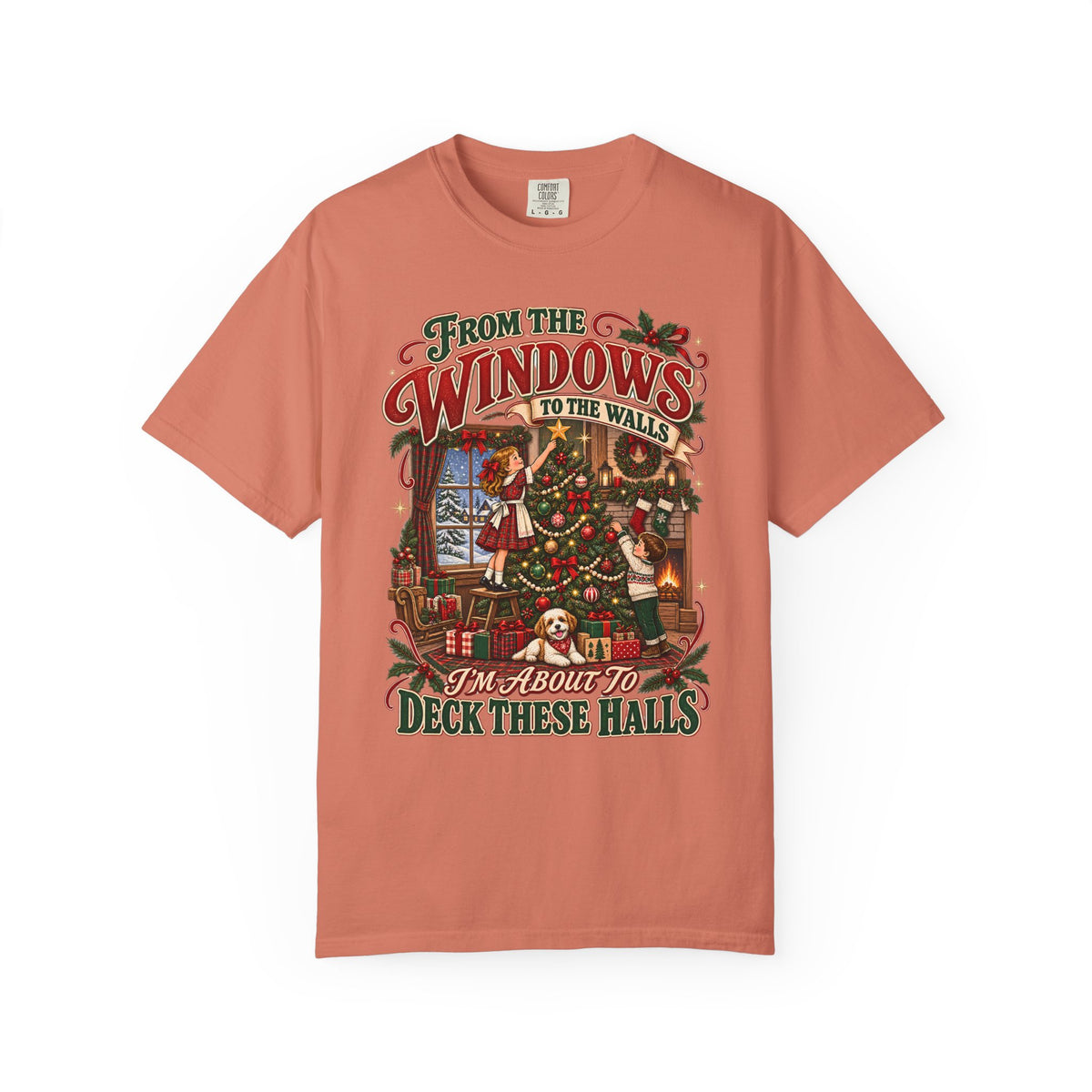 Christmas Deck These Halls Tee