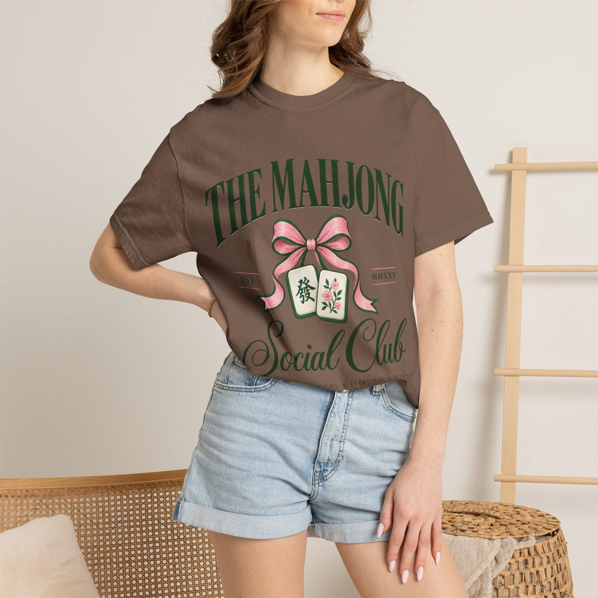 Mahjong Social Club T-Shirt — Vintage Mahjong Tiles Graphic LIMITED
