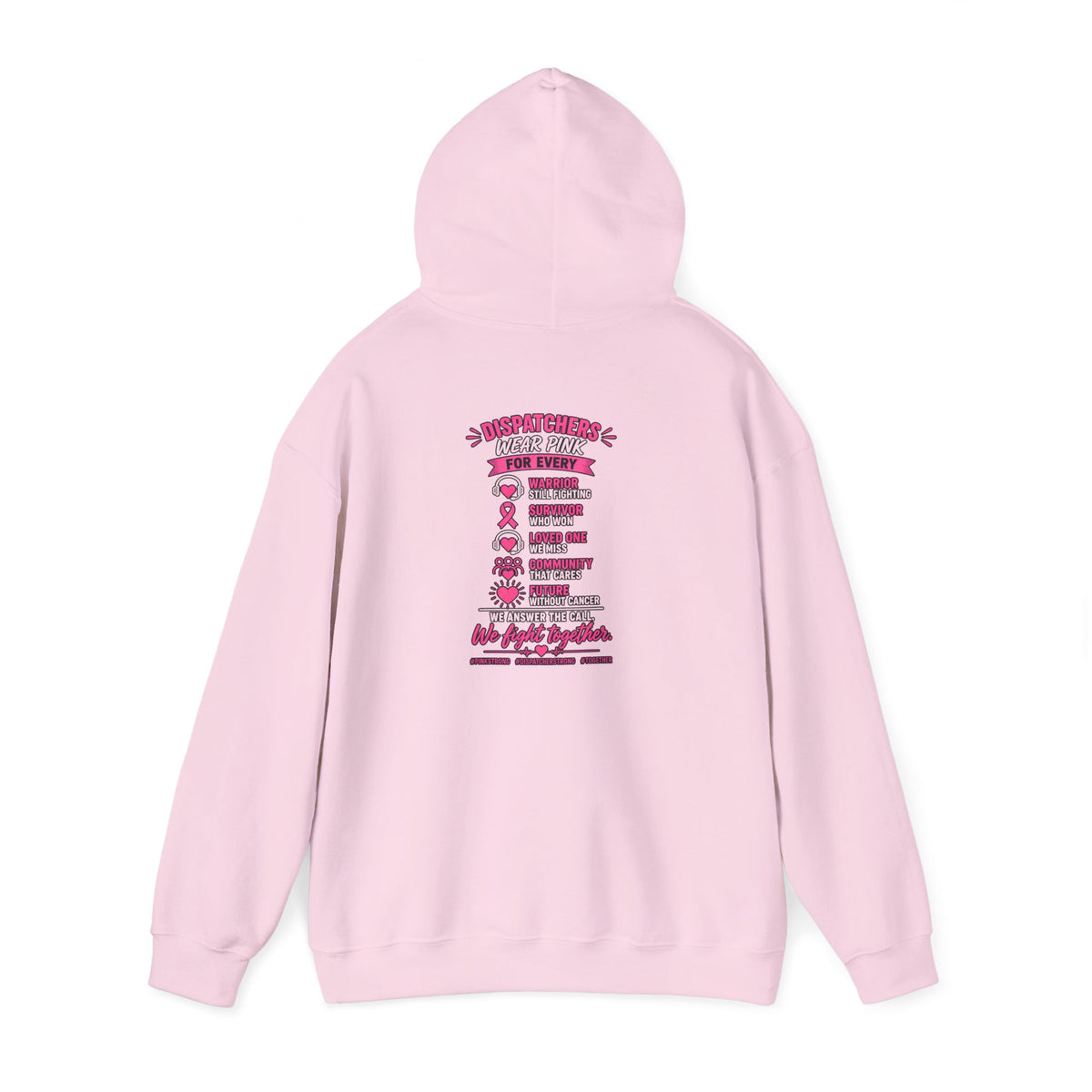 Breast Cancer Support 911 Dispatcher Hoodie