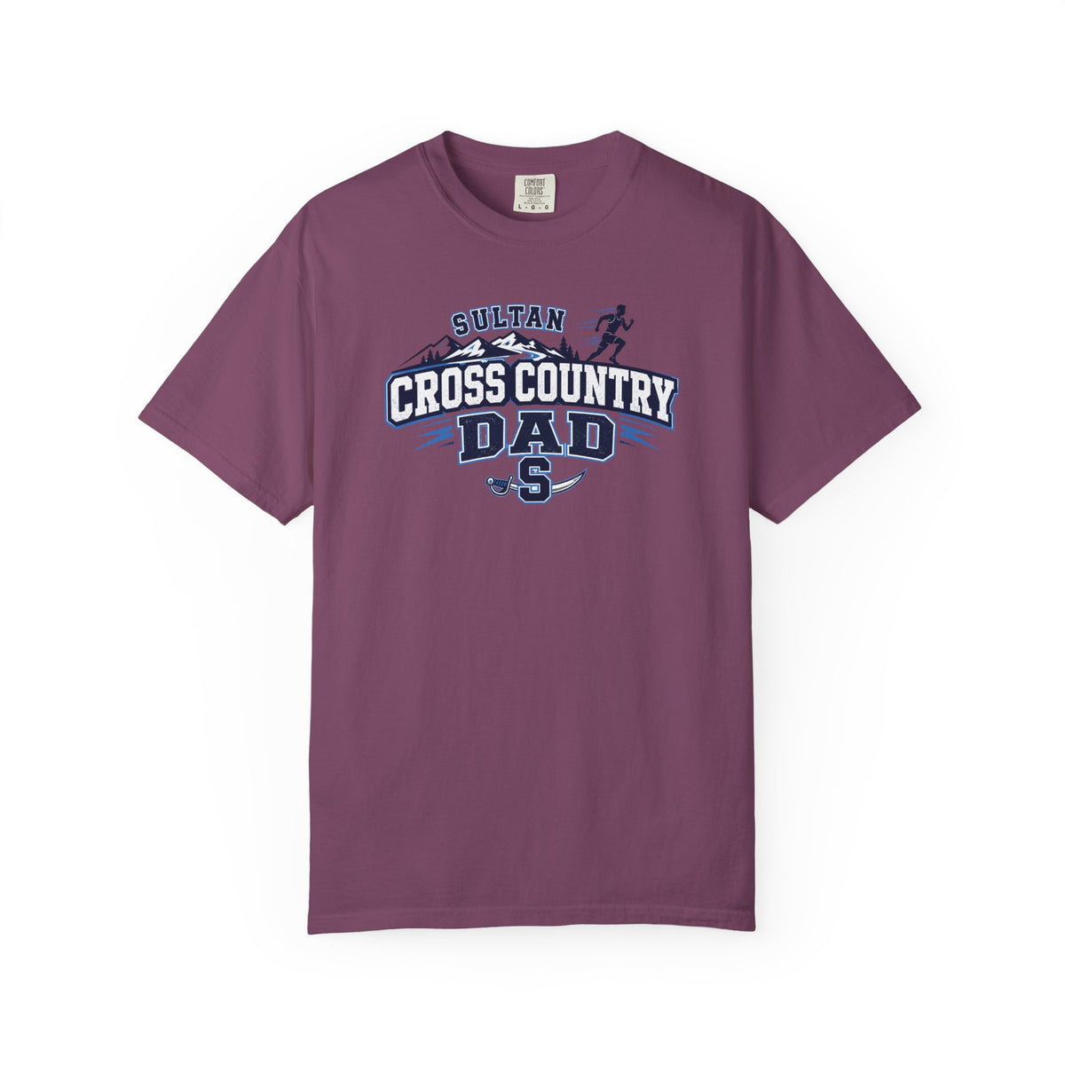 Cross Country Dad TShirt Sultan High School Running Team Tee