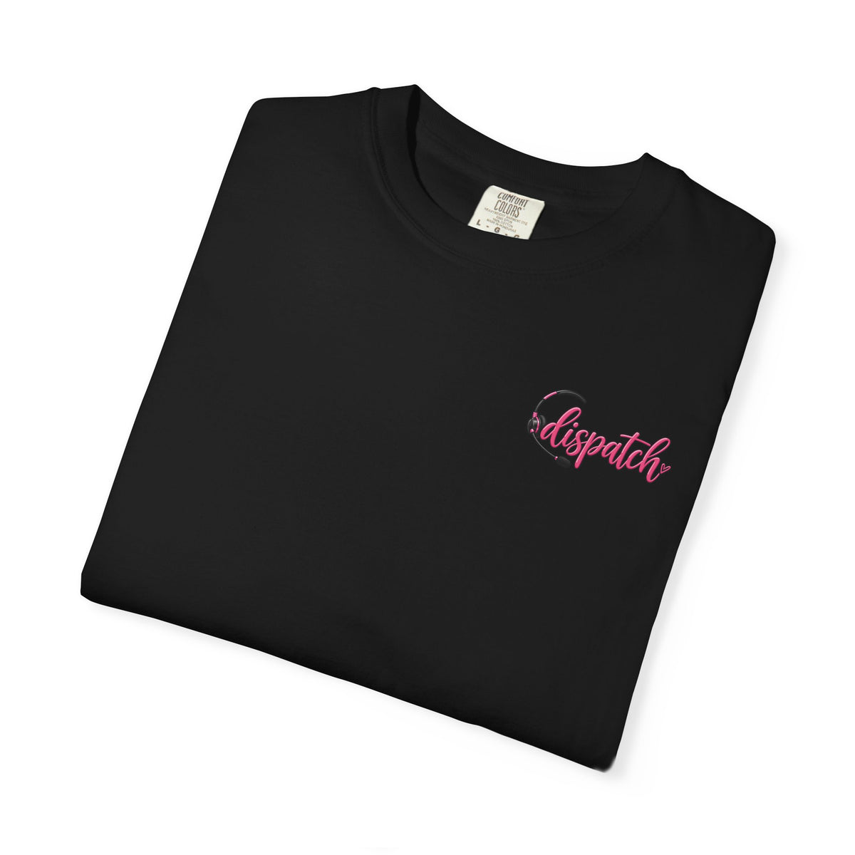 911 Dispatch Pink Ribbon T‑Shirt — Breast Cancer Awareness Dispatcher Tee