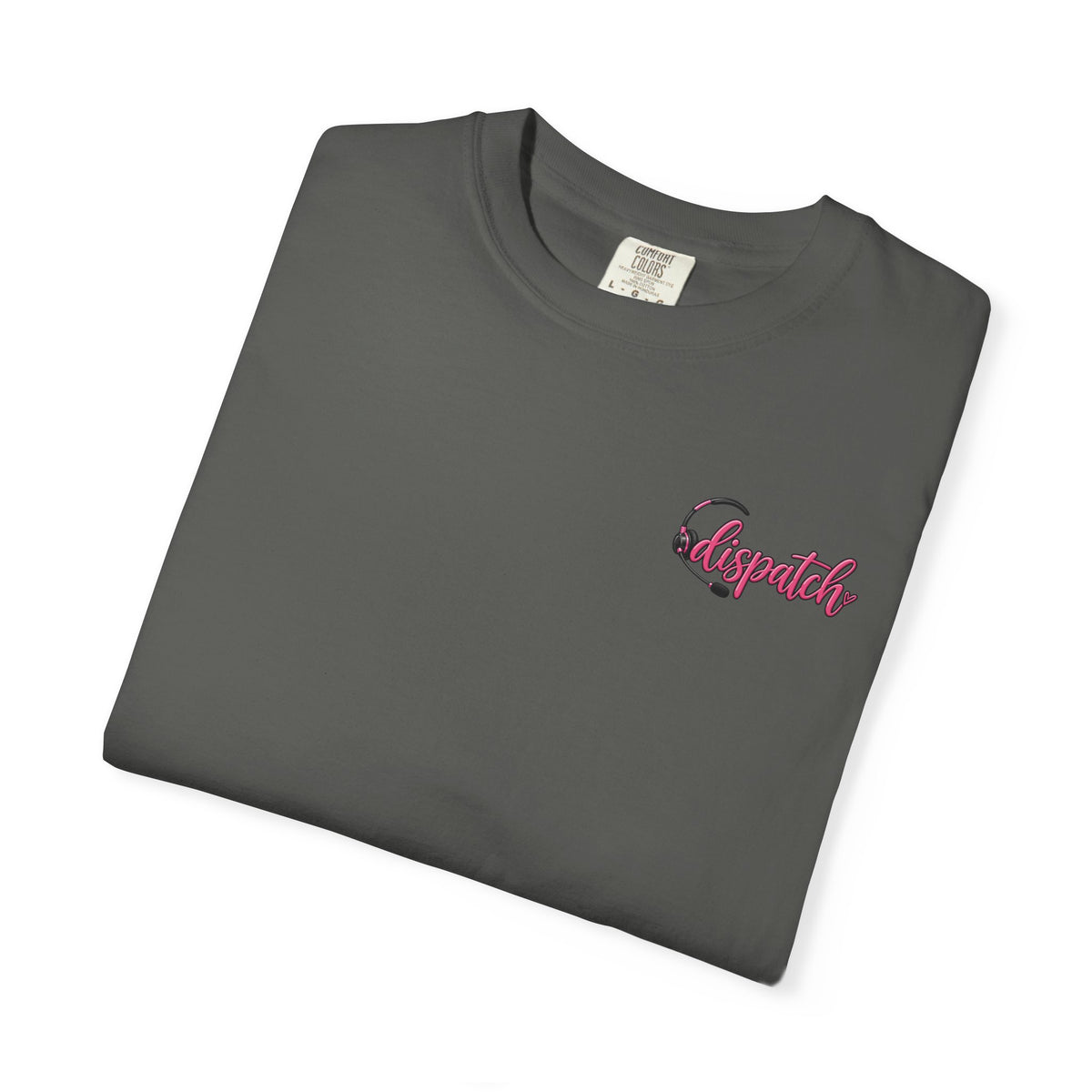 911 Dispatch Pink Ribbon T‑Shirt — Breast Cancer Awareness Dispatcher Tee