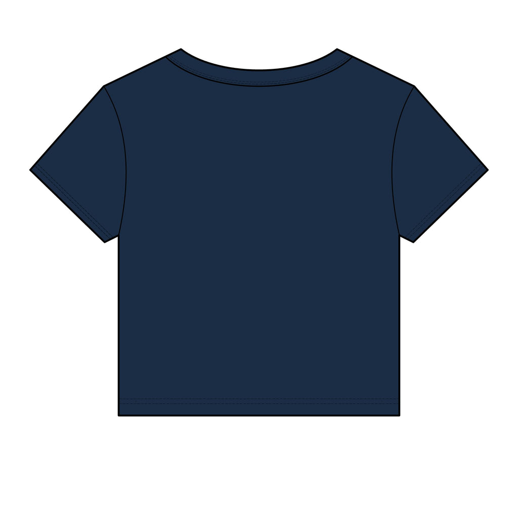 Stand Together Women's Baby Tee — "Stand Together: Every Girl. Every Sport. Every Opportunity."