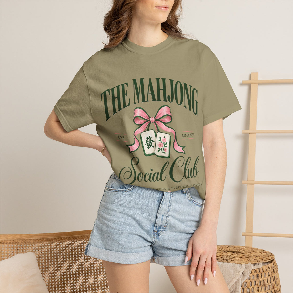 Mahjong Social Club T-Shirt — Vintage Mahjong Tiles Graphic LIMITED