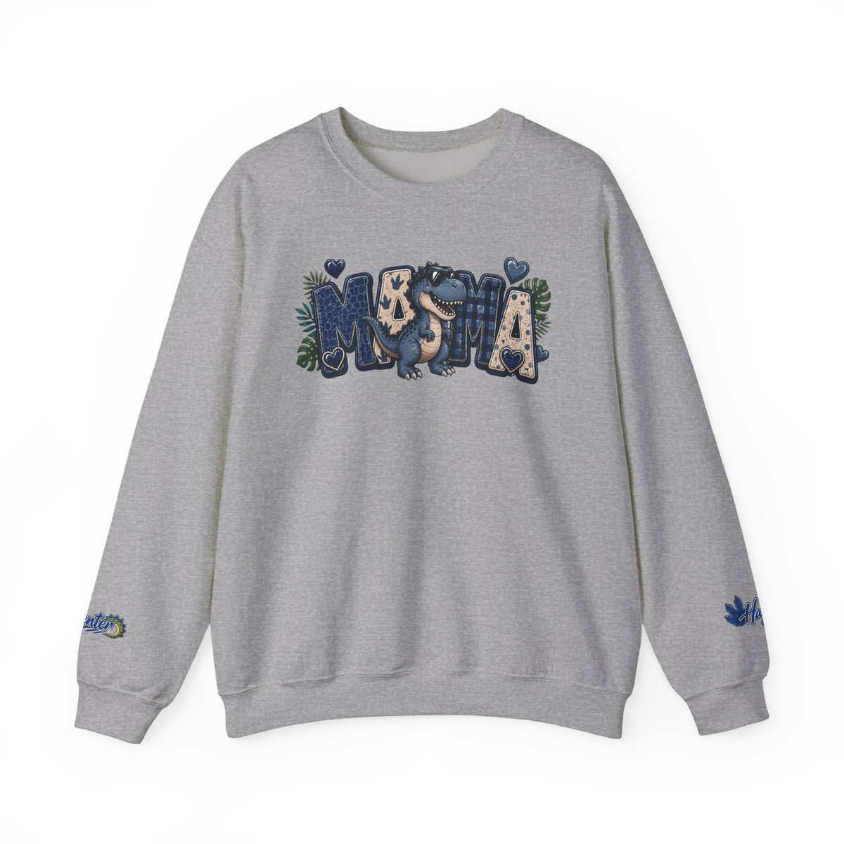 MAMA Crewneck Sweatshirt (personalized) Boy DINO HH