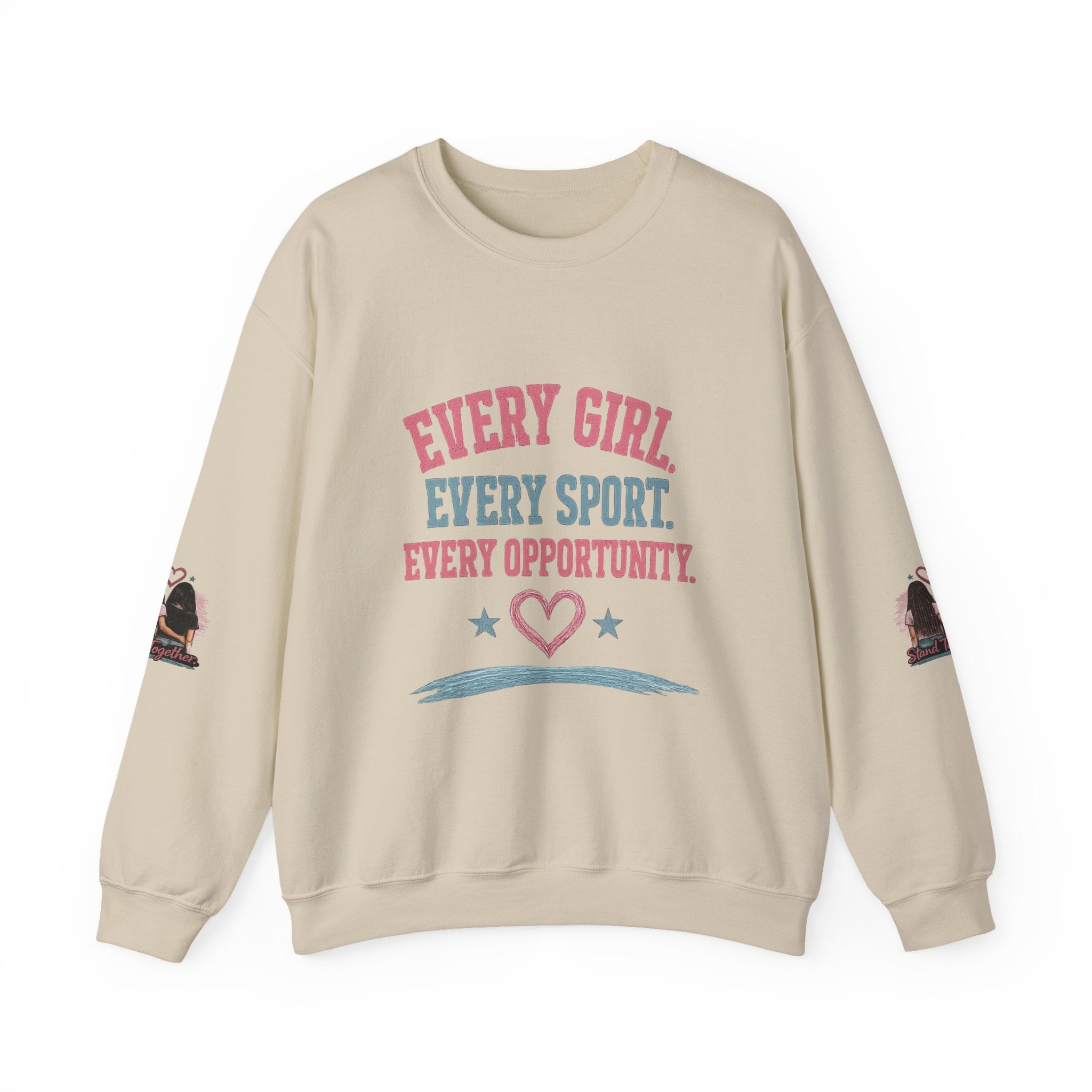 Stand Together™ Unisex Crewneck Sweatshirt | Every Girl. Every Sport. Every Opportunity.
