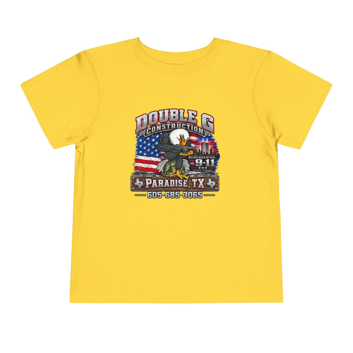 Double G Construction 9 11 Tribute Toddler Tee