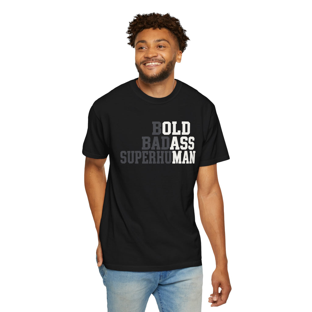 Old Badass Superhuman T-Shirt — Funny Retro Gift for Men, Dad & Birthday