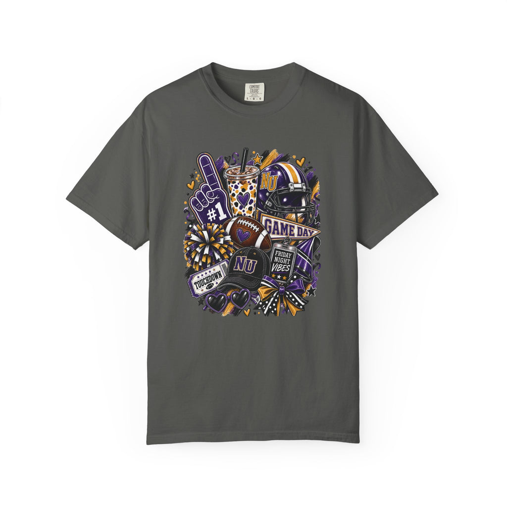 Game Day Football NU Tiger Fan Tee