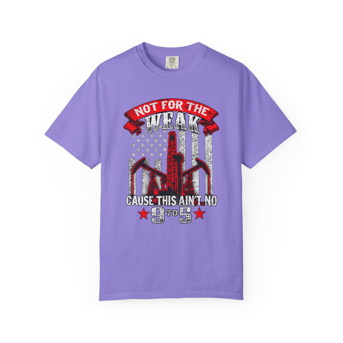 Funny Oilfield TShirt Flag Not 9 to 5