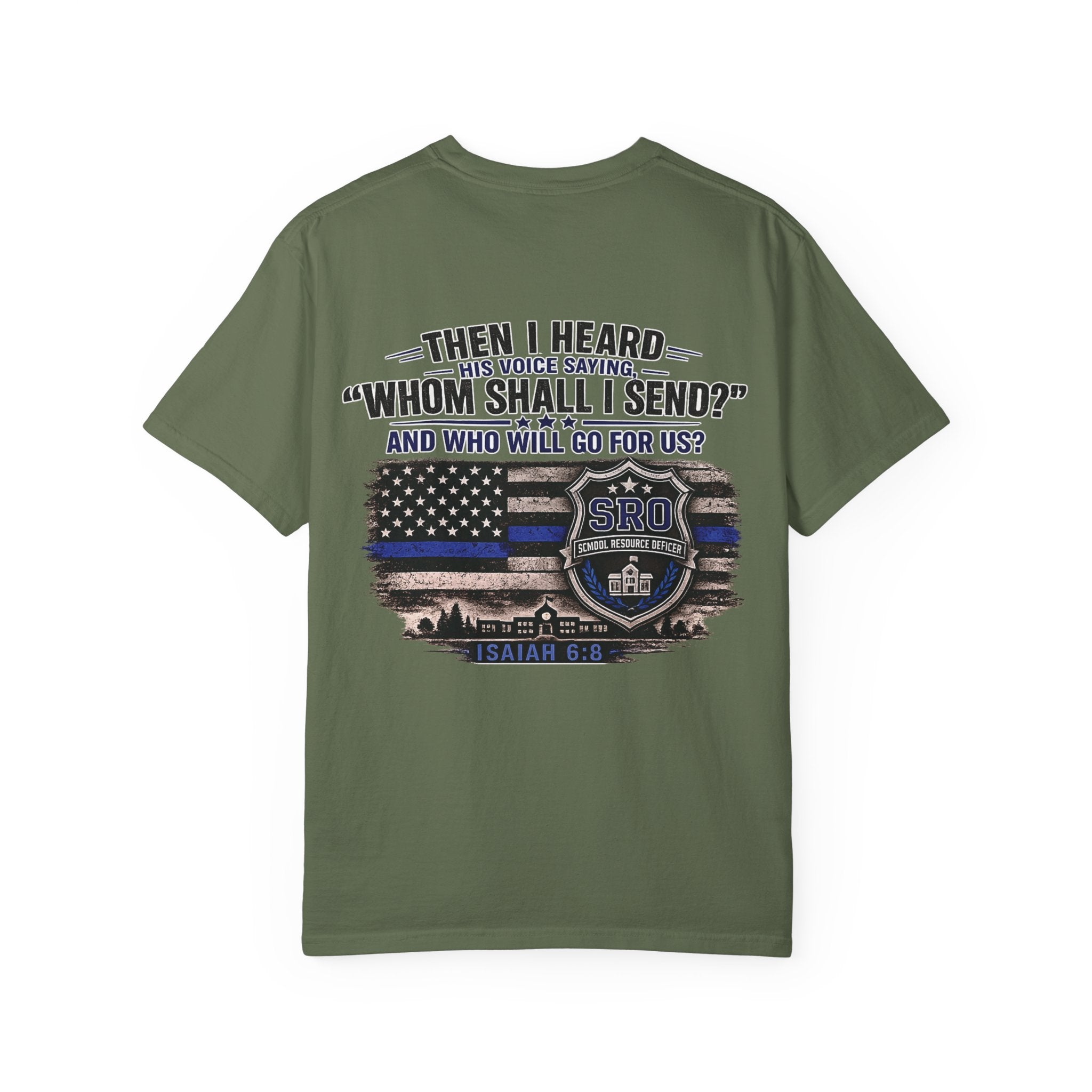 School Resource Officer Tribute T-Shirt — "SRO"