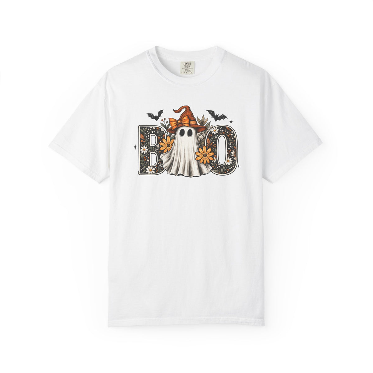 Boo Ghost Halloween TShirt Cute Spooky Fall Tee