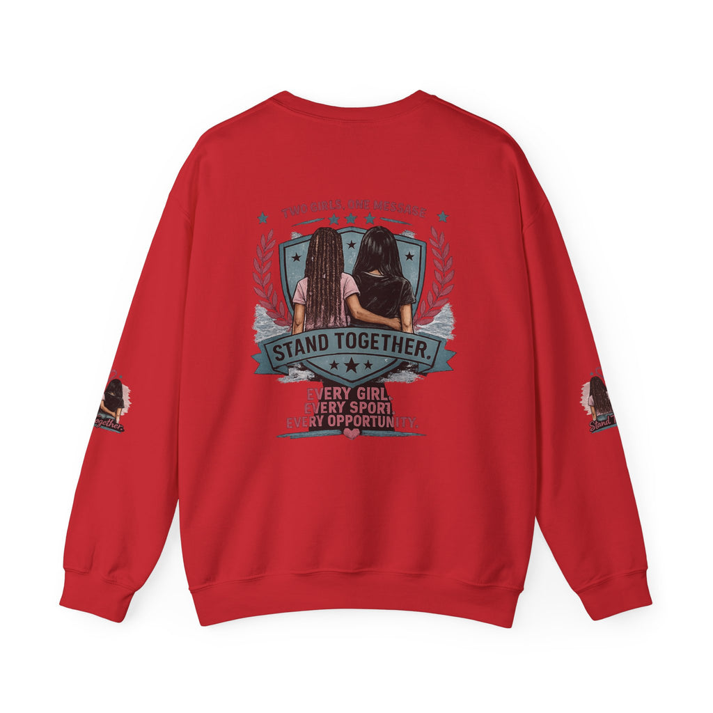 Stand Together™ Unisex Crewneck Sweatshirt | Every Girl. Every Sport. Every Opportunity.
