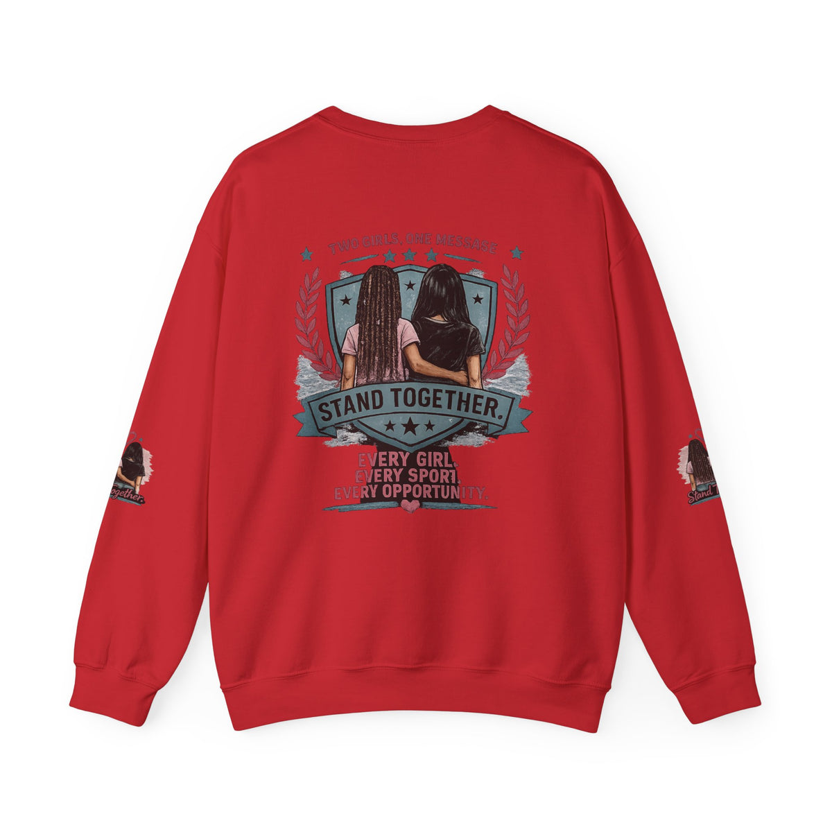 Stand Together™ Unisex Crewneck Sweatshirt | Every Girl. Every Sport. Every Opportunity.