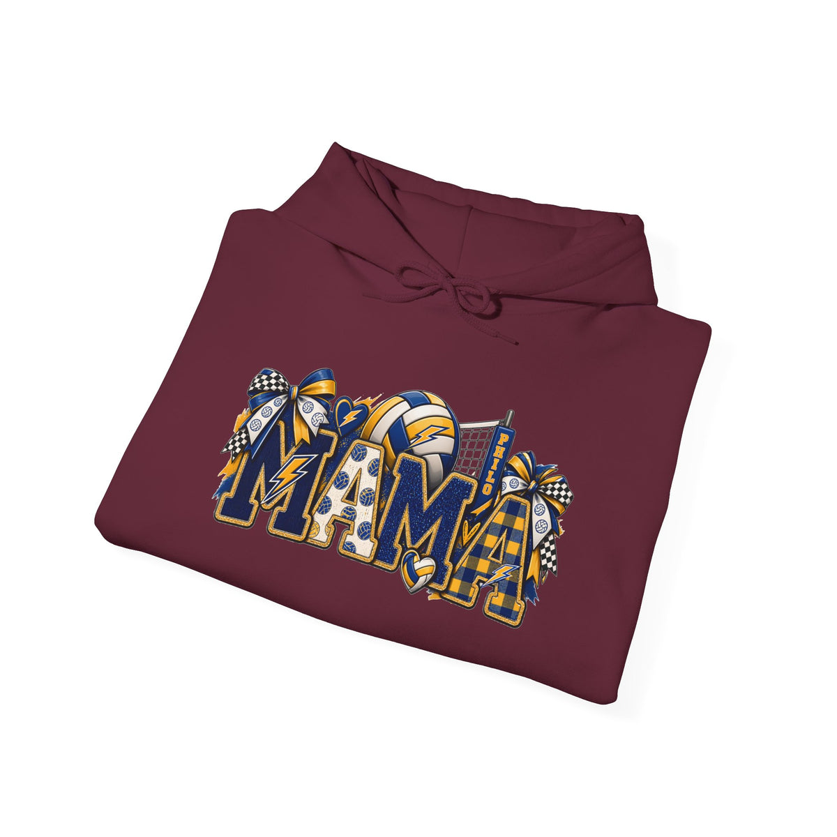 Mama Graphic Hoodie — Mama Pullover VOLLEYBALL