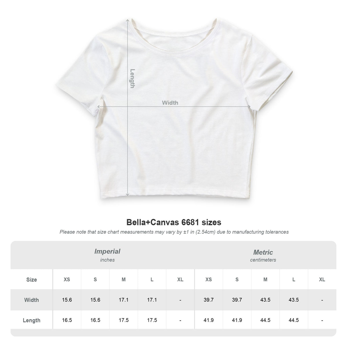 Chris Brown/Usher Women’s Poly-Cotton Crop Tee