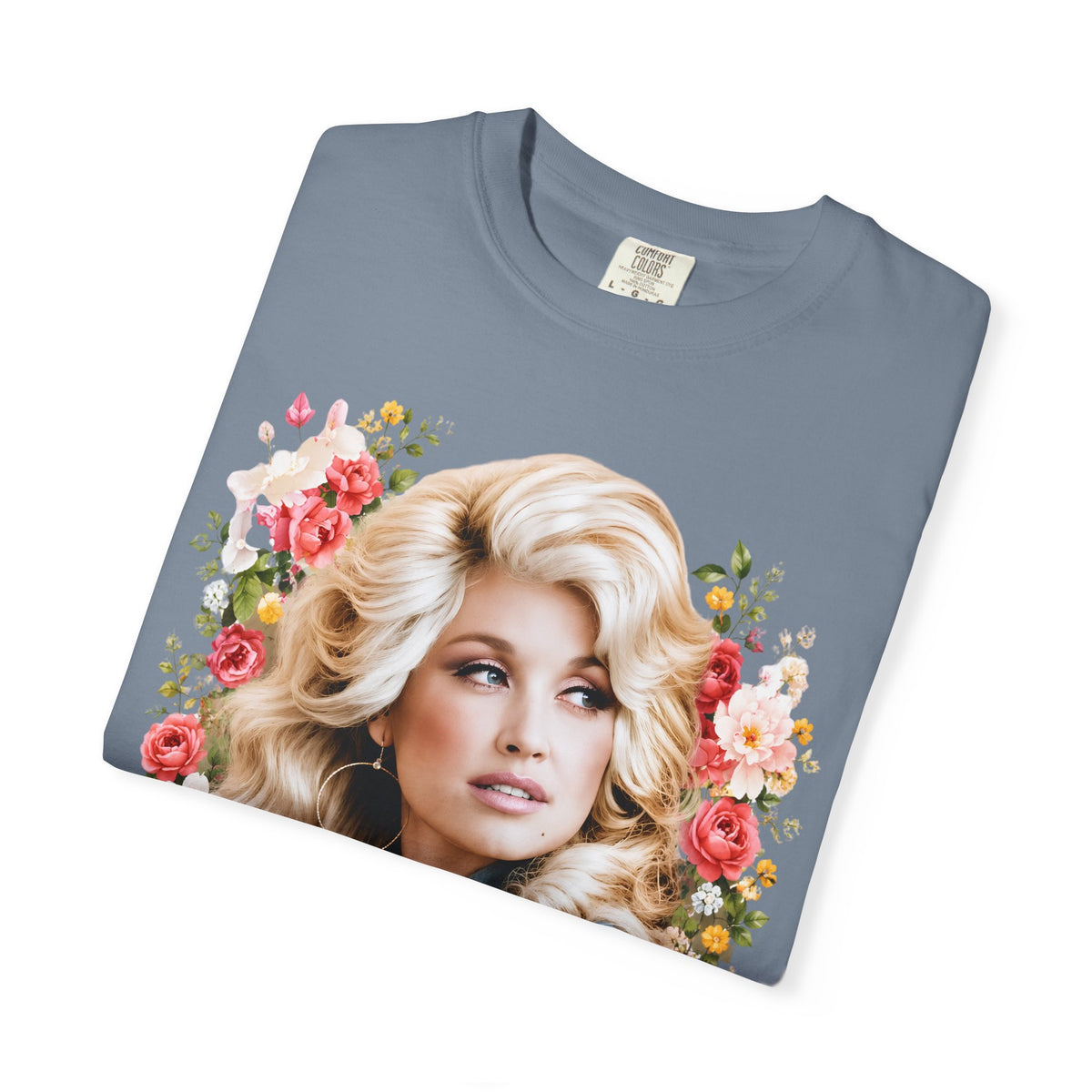 Graphic Tee Retro Floral Portrait I Will Always Love You