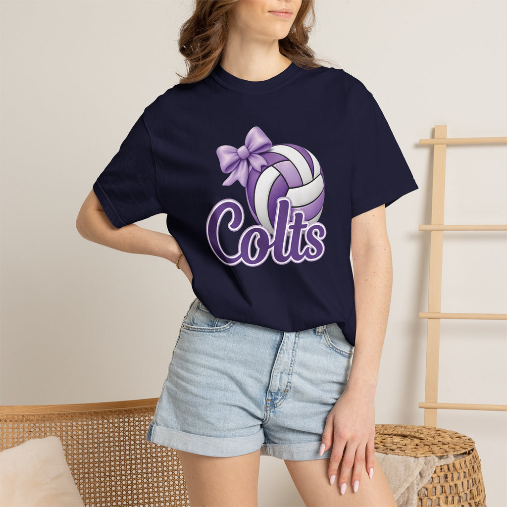 Colts Volleyball Purple Tee