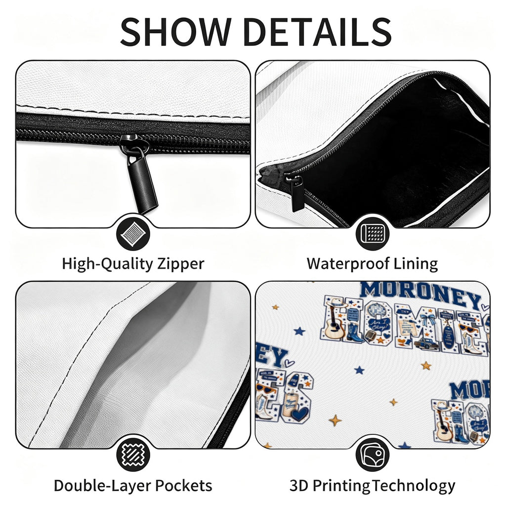 Zippered Book Sleeve with Pocket - Moroney Homies