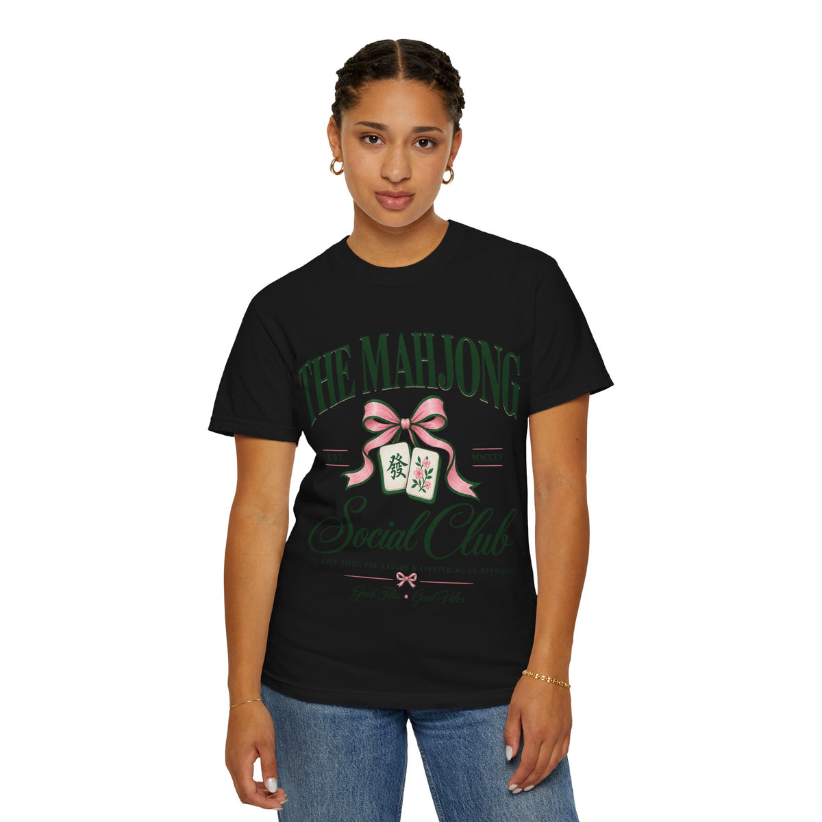 Mahjong Social Club T-Shirt — Vintage Mahjong Tiles Graphic LIMITED